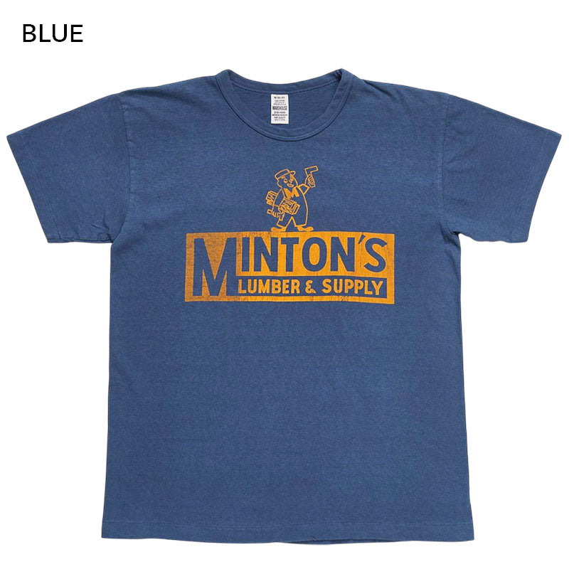 WAREHOUSE ウエアハウス 2ND HAND Lot 4064 MINTON'S ミントンズ 半袖 Tシャツ