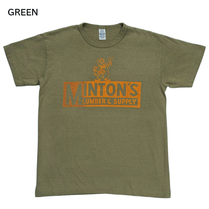 WAREHOUSE ウエアハウス 2ND HAND Lot 4064 MINTON'S ミントンズ 半袖 Tシャツ