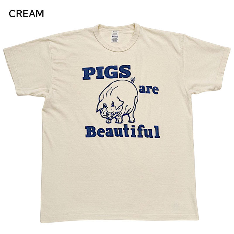WAREHOUSE ウエアハウス 2ND HAND Lot 4064 PIGS ARE BEAUTIFUL 半袖 Tシャツ