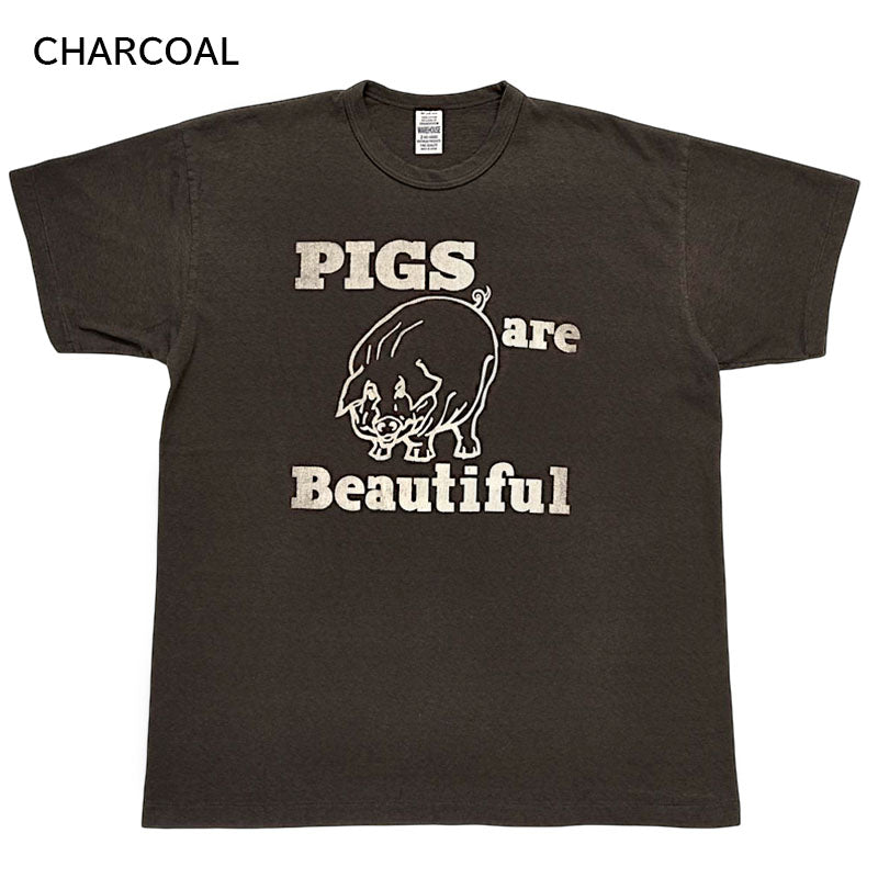 WAREHOUSE ウエアハウス 2ND HAND Lot 4064 PIGS ARE BEAUTIFUL 半袖 Tシャツ