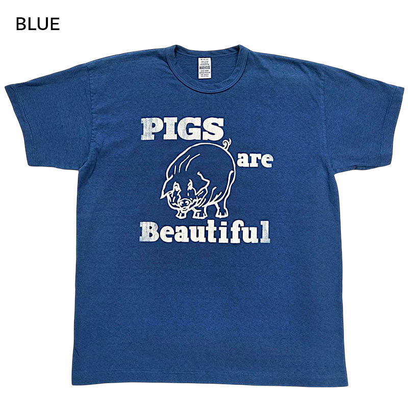 WAREHOUSE ウエアハウス 2ND HAND Lot 4064 PIGS ARE BEAUTIFUL 半袖 Tシャツ