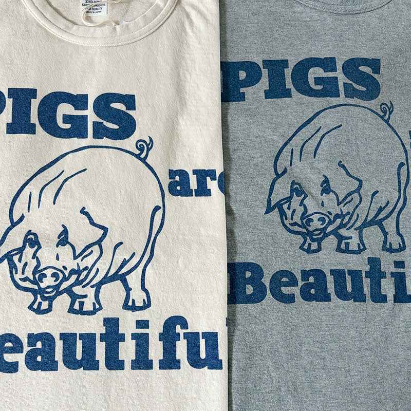 WAREHOUSE ウエアハウス 2ND HAND Lot 4064 PIGS ARE BEAUTIFUL 半袖 Tシャツ