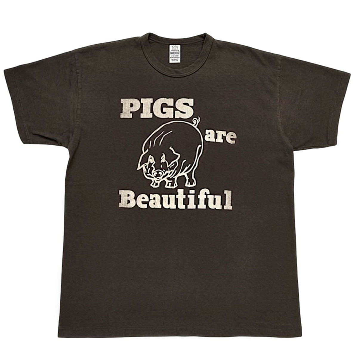 WAREHOUSE ウエアハウス 2ND HAND Lot 4064 PIGS ARE BEAUTIFUL 半袖 Tシャツ