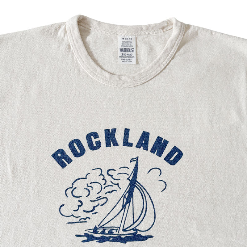 ウエアハウス 2ND HAND Lot 4064 ROCKLAND 半袖 プリント Tシャツ