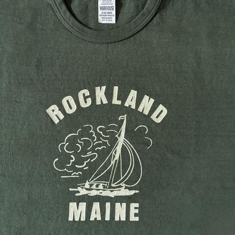 ウエアハウス 2ND HAND Lot 4064 ROCKLAND 半袖 プリント Tシャツ