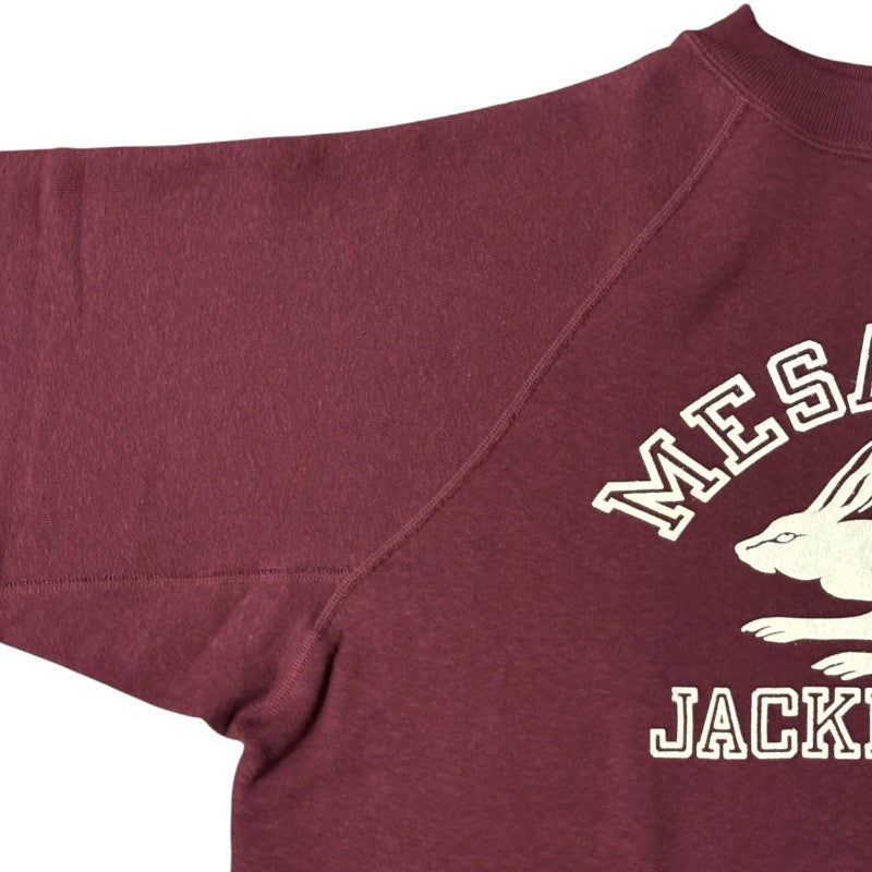 ウエアハウス Lot 409 MESA HIGH ラグランクルー スウェット フロッキープリント