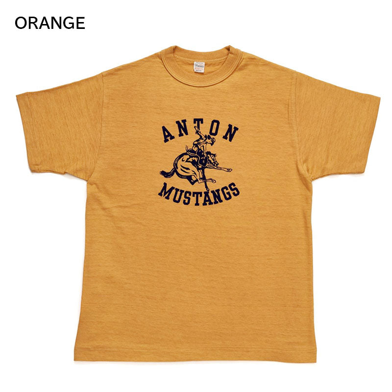 ウエアハウス Lot 4601 ANTON 半袖 フロッキープリント Tシャツ