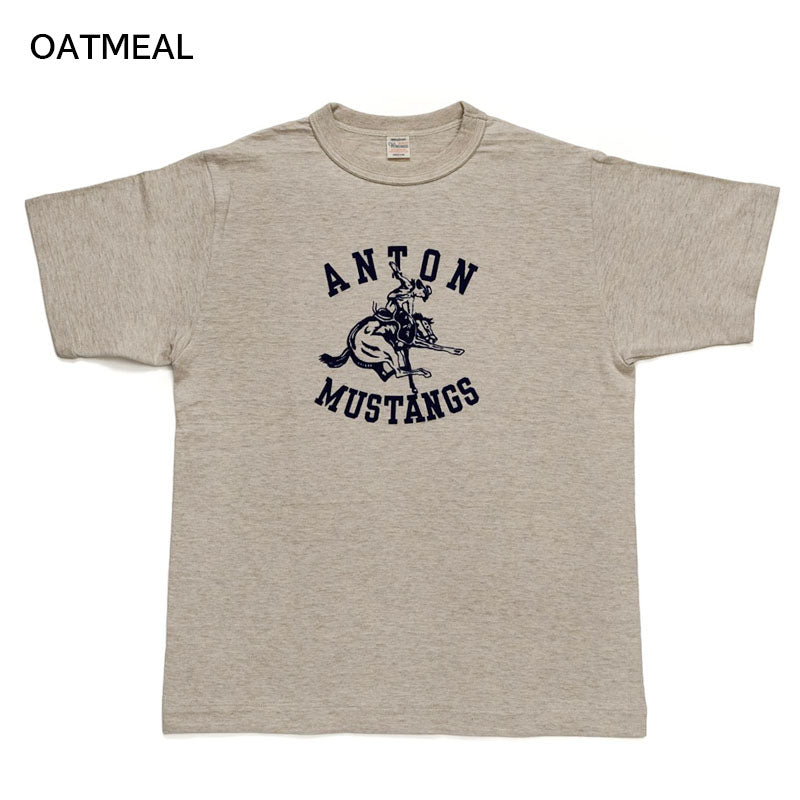 ウエアハウス Lot 4601 ANTON 半袖 フロッキープリント Tシャツ