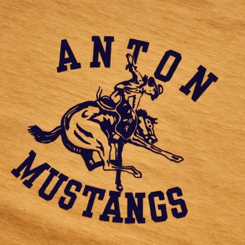 ウエアハウス Lot 4601 ANTON 半袖 フロッキープリント Tシャツ
