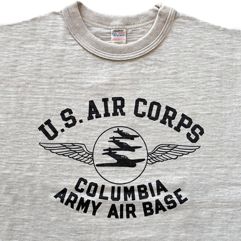 ウエアハウス Lot 4601 COLUMBIA ARMY AIR BASE 半袖 プリント Tシャツ