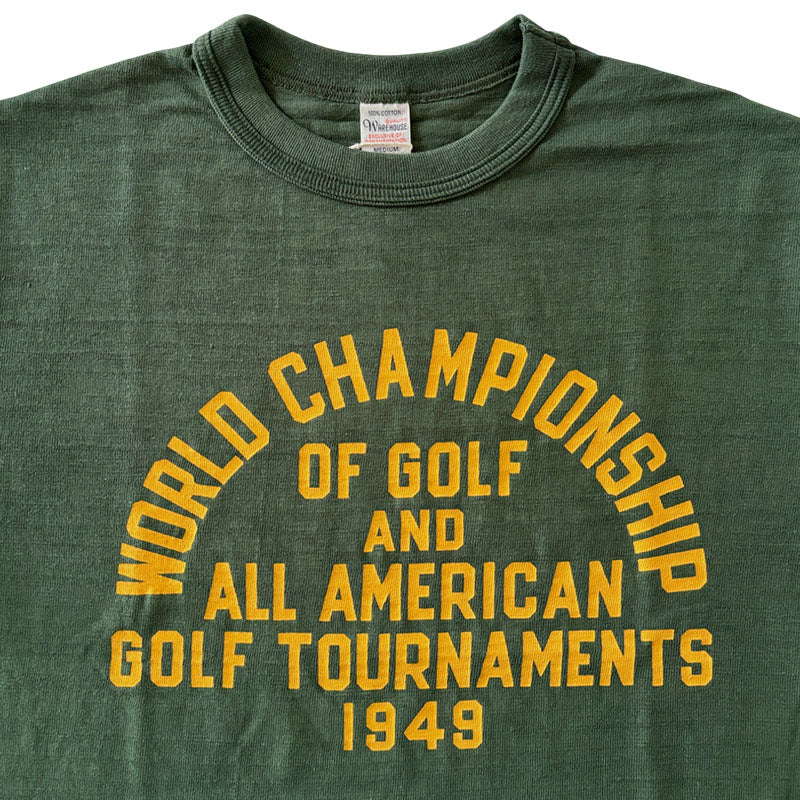 ウエアハウス Lot 4601 GOLF TOURNAMENTS 半袖 プリント Tシャツ