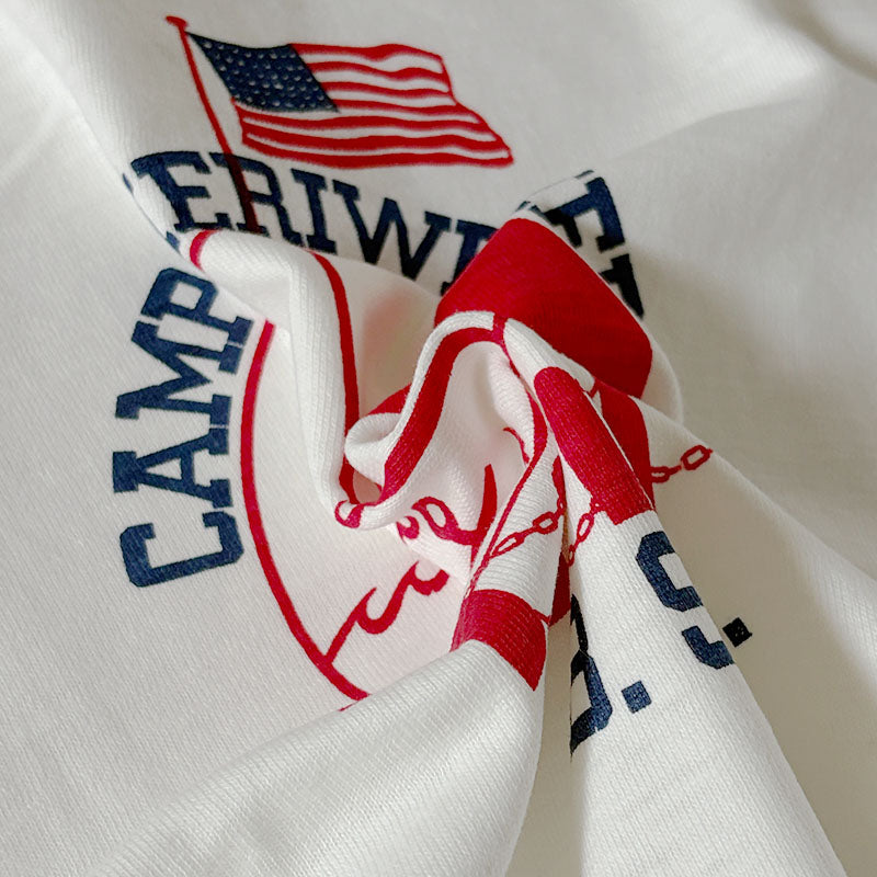 ウエアハウス Lot 4601 CAMP MERIWETHER 半袖 プリントTシャツ