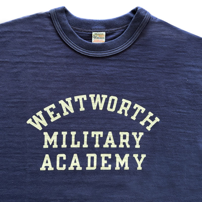 ウエアハウス Lot 4601 MILITARY ACADEMY 半袖 プリント Tシャツ