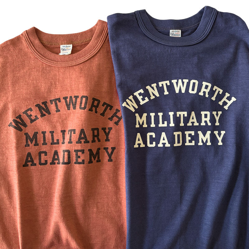 ウエアハウス Lot 4601 MILITARY ACADEMY 半袖 プリント Tシャツ