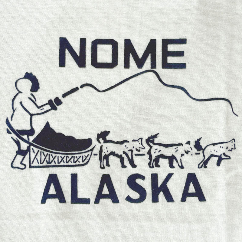 ウエアハウス Lot 4601 NOME 半袖 フロッキープリント Tシャツ