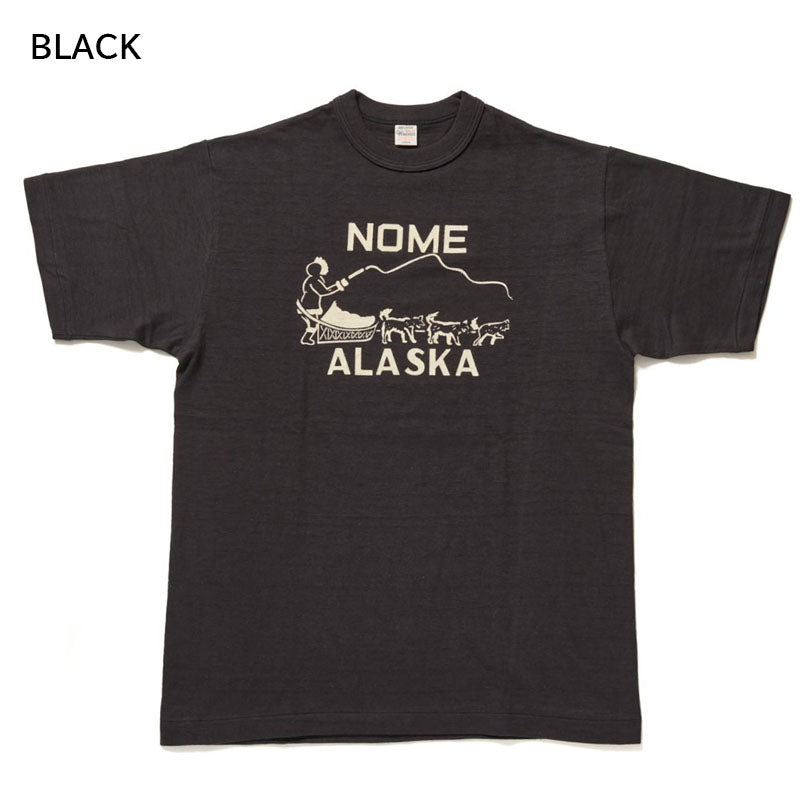 ウエアハウス Lot 4601 NOME 半袖 フロッキープリント Tシャツ