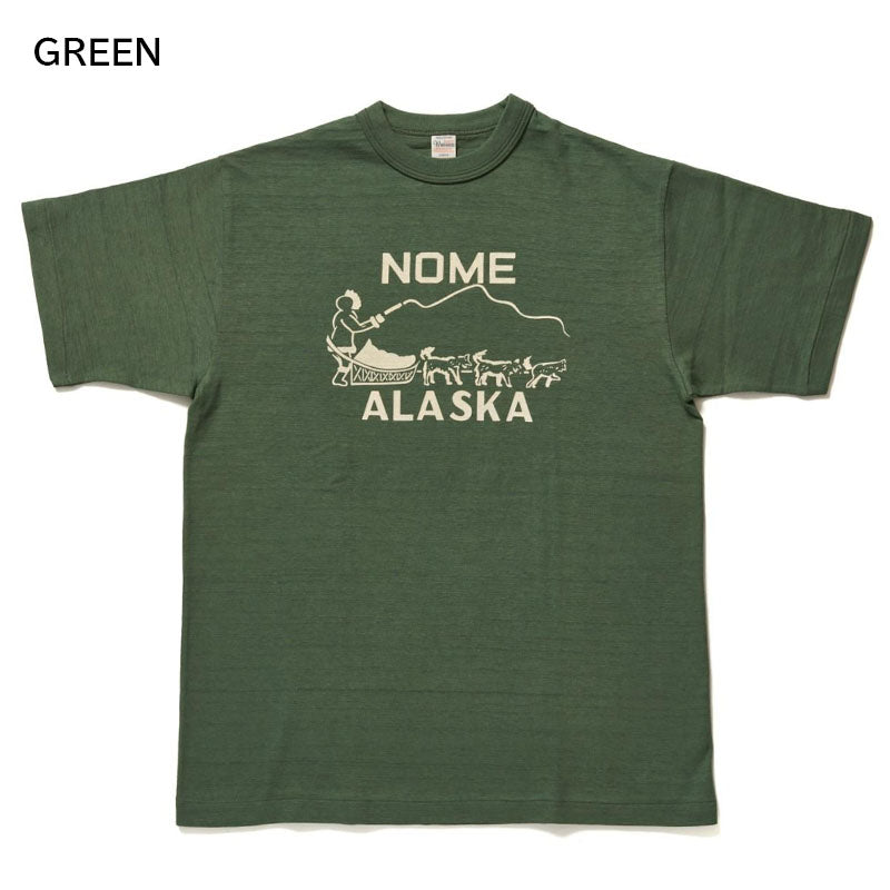 ウエアハウス Lot 4601 NOME 半袖 フロッキープリント Tシャツ