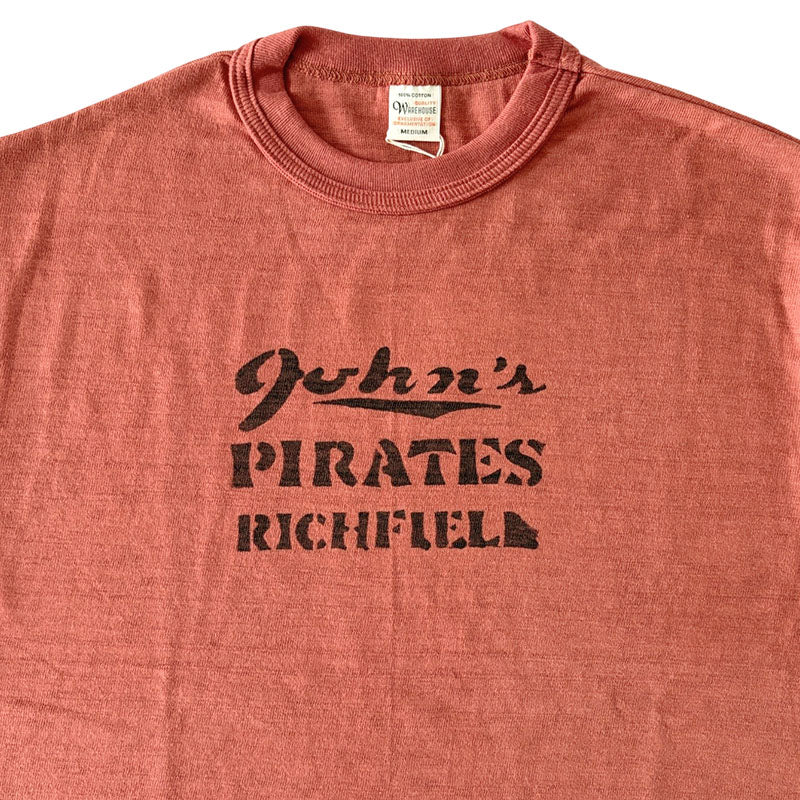ウエアハウス Lot 4601 PIRATES 半袖 ステンシルプリント Tシャツ