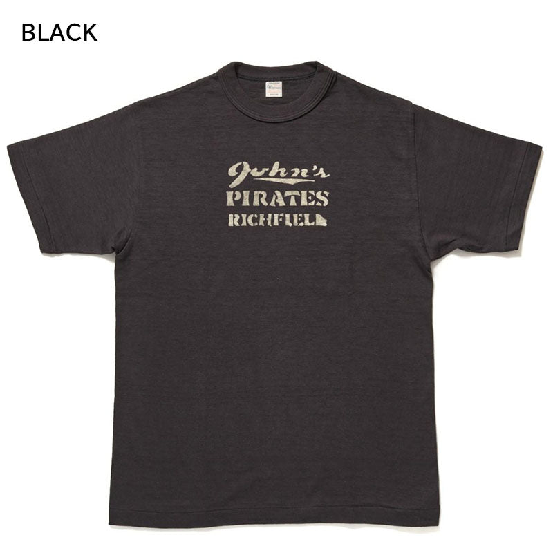 ウエアハウス Lot 4601 PIRATES 半袖 ステンシルプリント Tシャツ