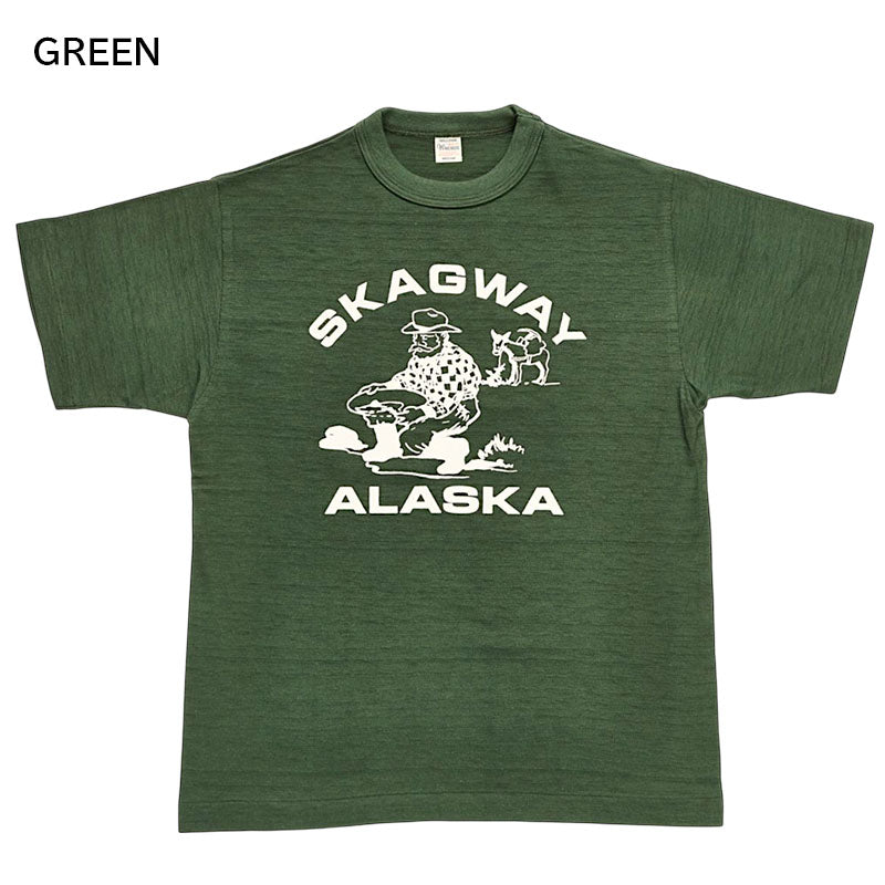 WAREHOUSE ウエアハウス Lot 4601 SKAGWAY 半袖 プリント Tシャツ