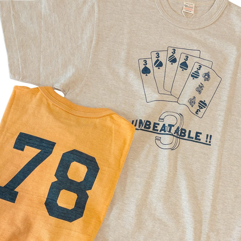 ウエアハウス Lot 4601 UNBEATABLE 半袖 両面プリント Tシャツ