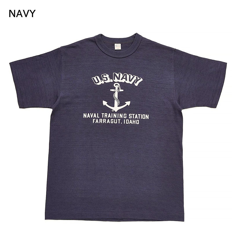WAREHOUSE ウエアハウス Lot 4601 U.S.NAVY 半袖 プリント Tシャツ