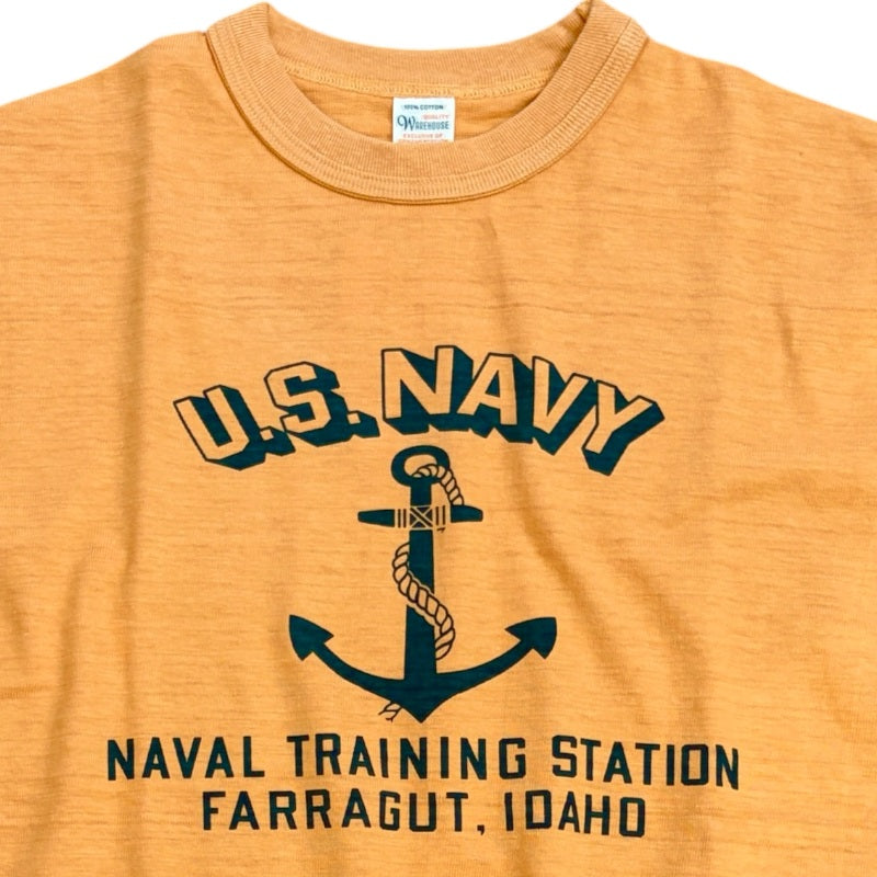 WAREHOUSE ウエアハウス Lot 4601 U.S.NAVY 半袖 プリント Tシャツ