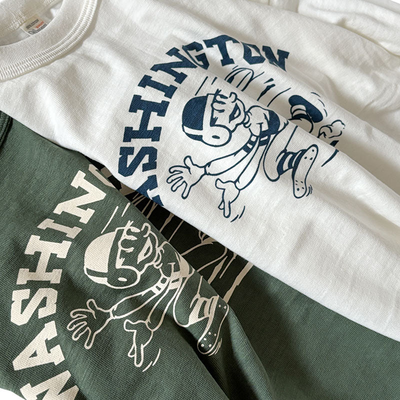 ウエアハウス Lot 4601 WASHINGTON ワシントン 半袖 プリント Tシャツ