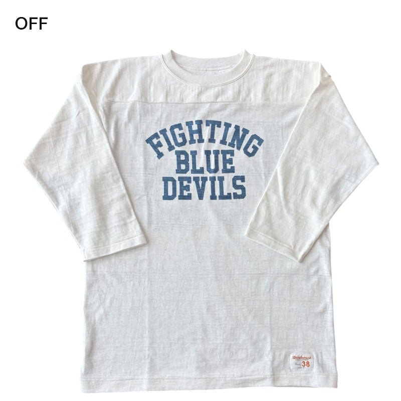 WAREHOUSE ウエアハウス Lot 4063 BLUE DEVILS フットボール Tシャツ