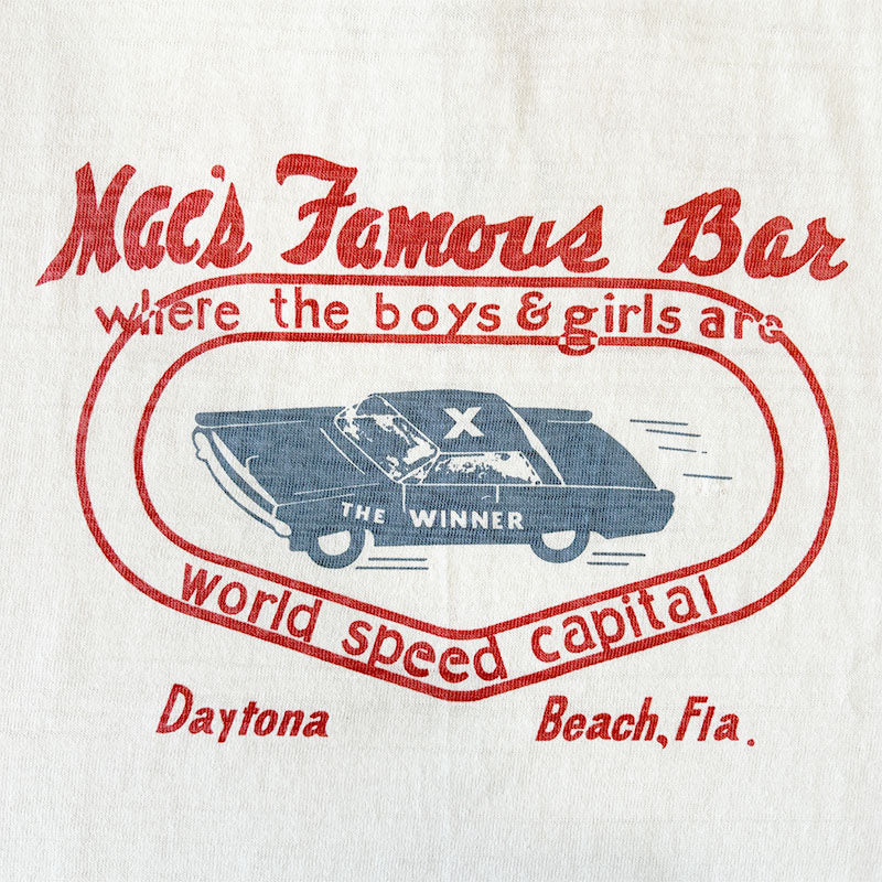 WAREHOUSE ウエアハウス 4800 7分袖 ベースボールTシャツ MAC's FAMOUS BAR