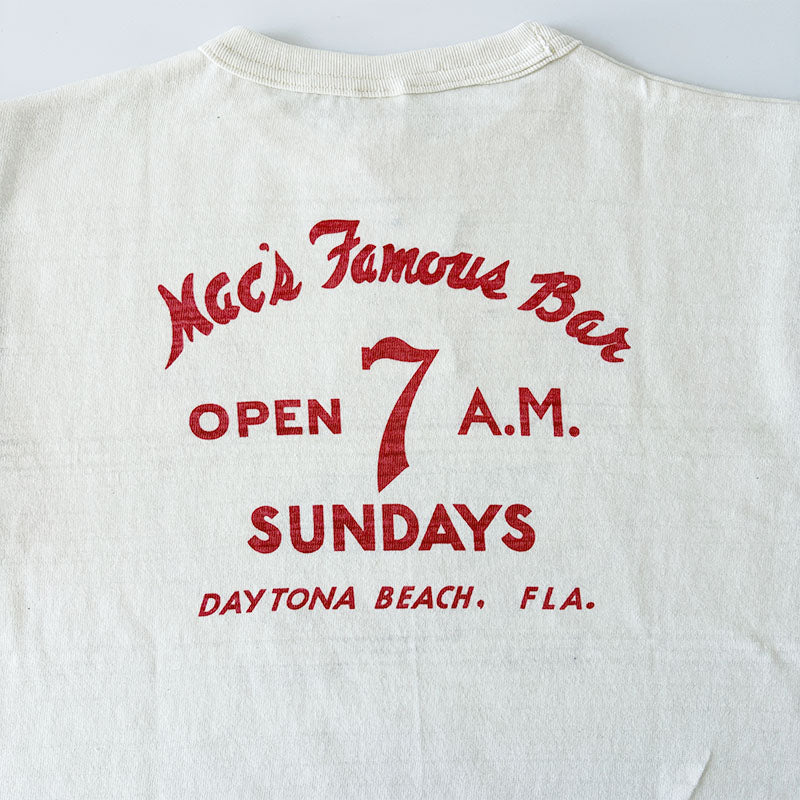 WAREHOUSE ウエアハウス 4800 7分袖 ベースボールTシャツ MAC's FAMOUS BAR