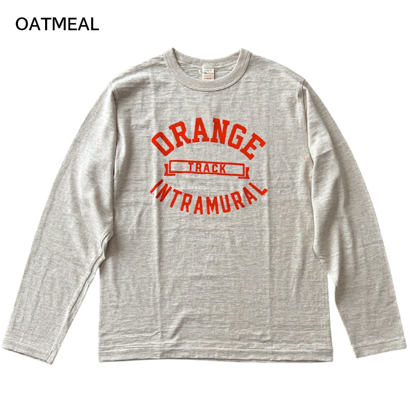 WAREHOUSE ウエアハウス Lot 5906 ORANGES 長袖 プリント Tシャツ
