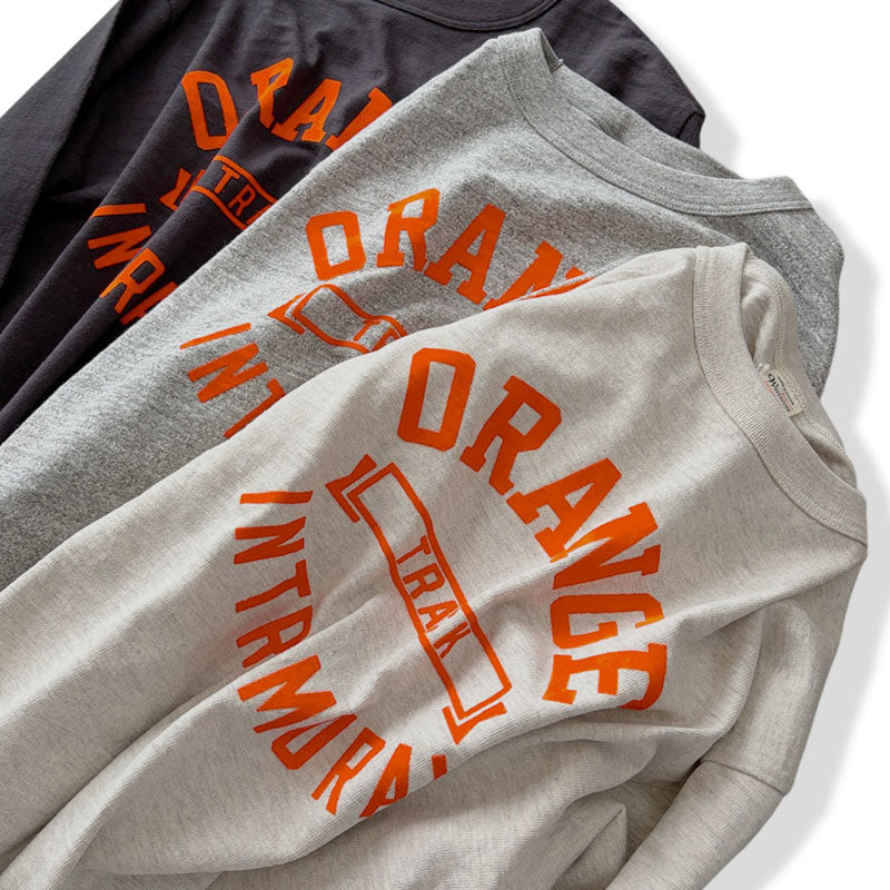 WAREHOUSE ウエアハウス Lot 5906 ORANGES 長袖 プリント Tシャツ