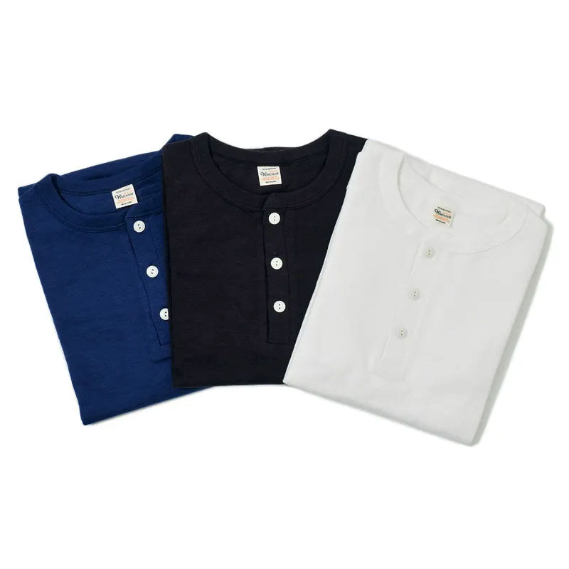WAREHOUSE ウエアハウス 5907 ヘンリーネック長袖Tシャツ