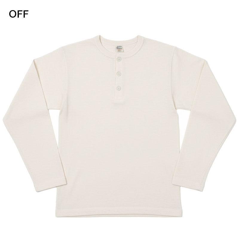 WAREHOUSE ウエアハウス 5907 ヘンリーネック長袖Tシャツ