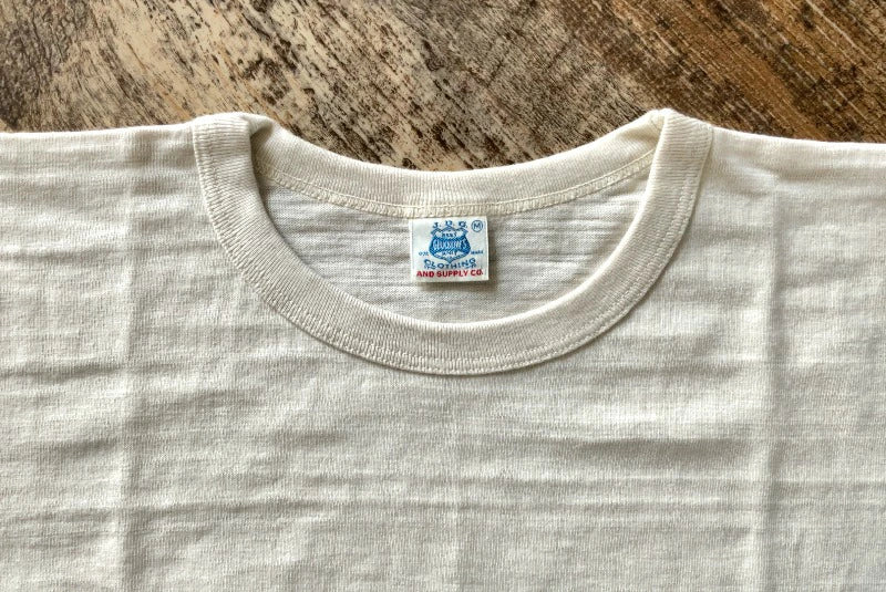 【John Gluckow】ジョン グラッコウ ジョングラッコー Lot JG-CS06 Colvin T-shirt 半袖 Tシャツ 天竺 プリント 丸胴