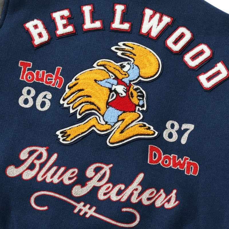 ホワイツビル WV15783-128 30oz.ウール メルトン アワード ジャケット BLUE PECKERS NAVY
