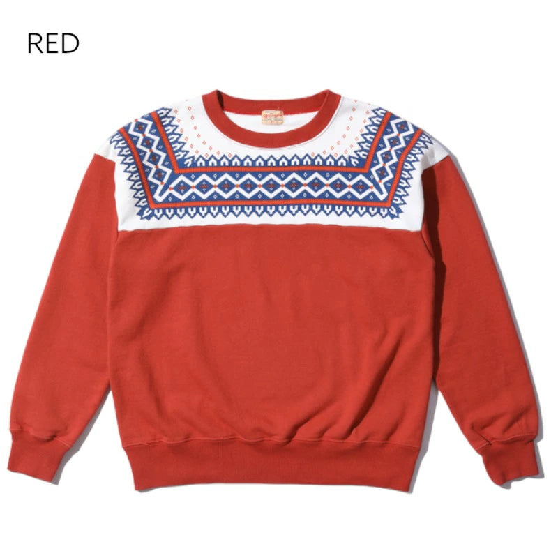 【WHITESVILLE】 ホワイツビル Lot No. WV69266 /  スノーパターン スウェットシャツ  雪柄 ノルディックアメカジ