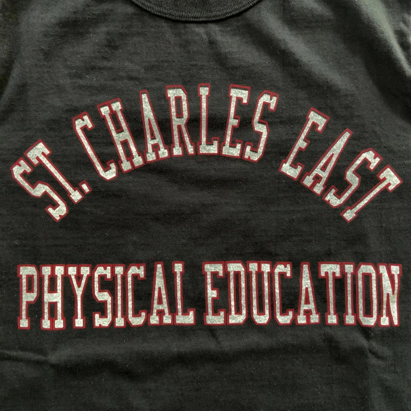 【WHITESVILLE】 ホワイツビル WV79149 カレッジプリント 半袖 Tシャツ PHYSICAL EDUCATION