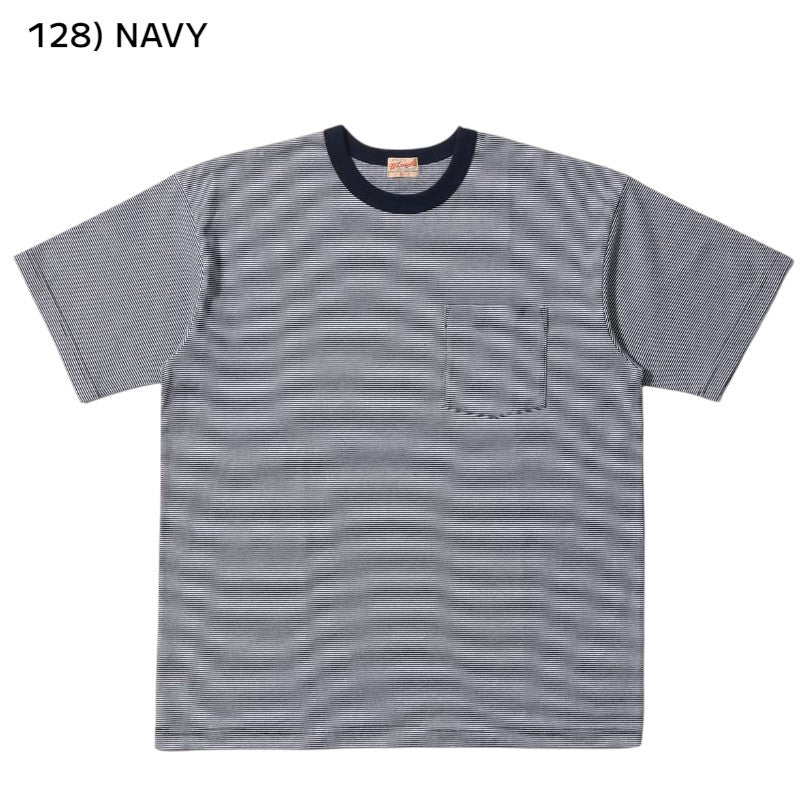WHITESVILLE ホワイツビル WV79679 30/2 FINE-LINED BORDER T-SHIRT 半袖 ボーダーTシャツ