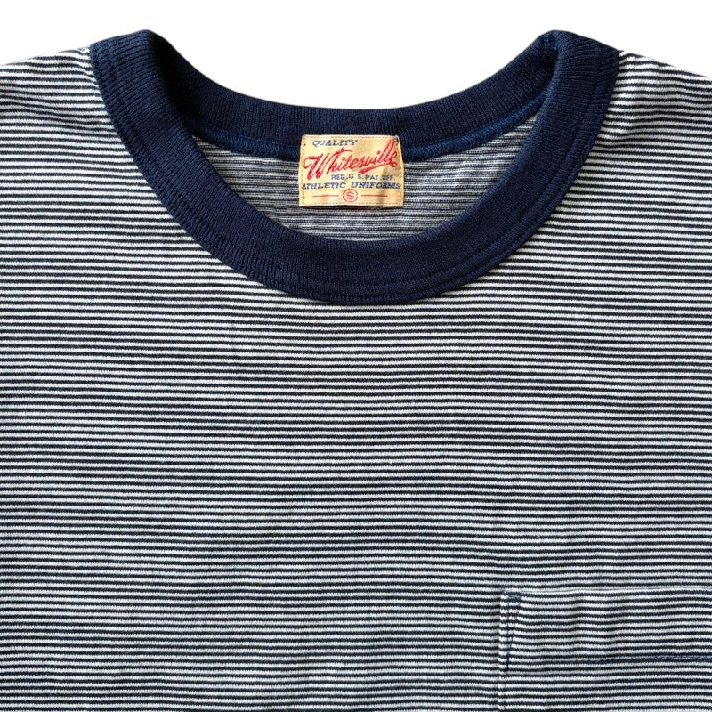 WHITESVILLE ホワイツビル WV79679 30/2 FINE-LINED BORDER T-SHIRT