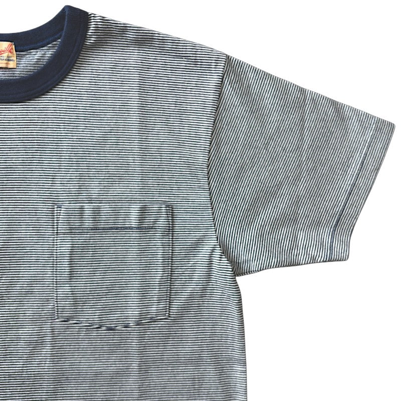 WHITESVILLE ホワイツビル WV79679 30/2 FINE-LINED BORDER T-SHIRT