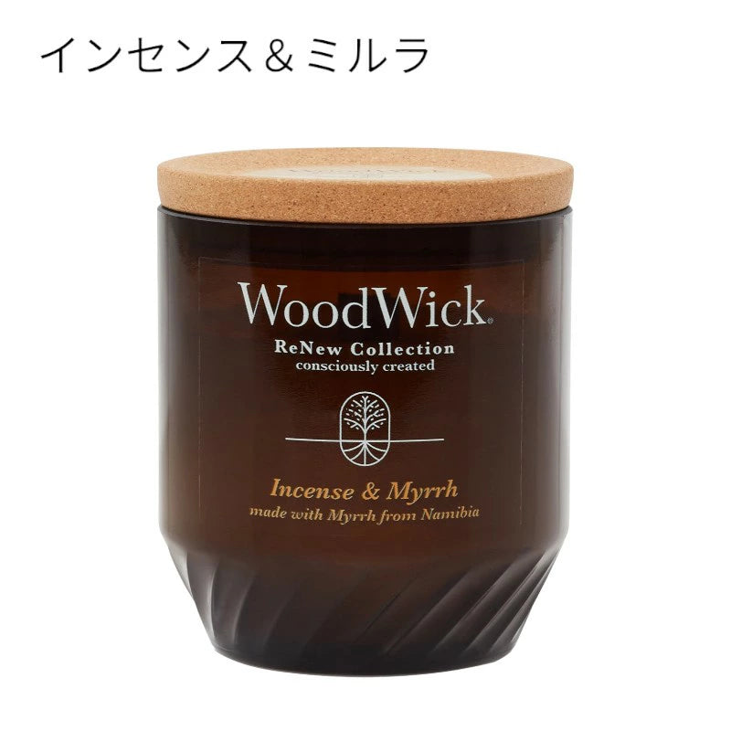 ウッドウィック リニュージャー M アロマキャンドル カメヤマキャンドルハウス