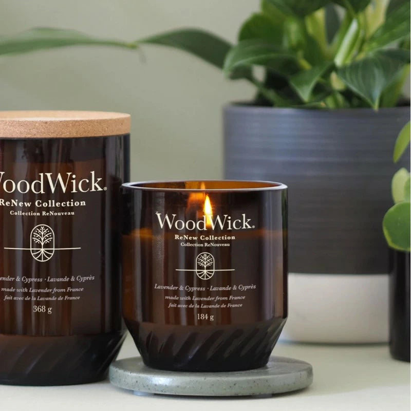 ウッドウィック リニュージャー M アロマキャンドル カメヤマキャンドルハウス