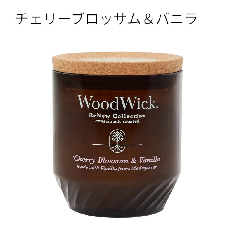 ウッドウィック リニュージャー M アロマキャンドル カメヤマキャンドルハウス