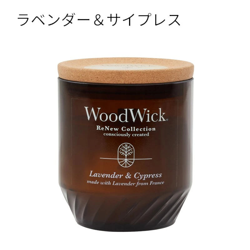 ウッドウィック リニュージャー M アロマキャンドル カメヤマキャンドルハウス