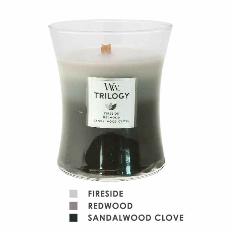 ウッドウィック トリロジー ジャー M アロマキャンドル カメヤマキャンドルハウス