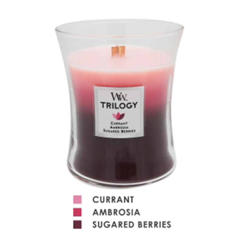 ウッドウィック トリロジー ジャー M アロマキャンドル カメヤマキャンドルハウス