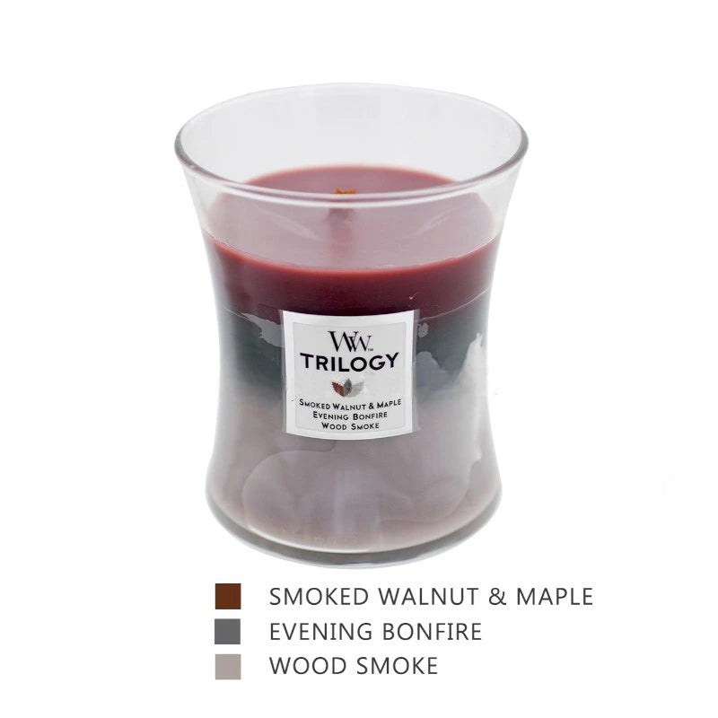 ウッドウィック トリロジー ジャー M アロマキャンドル カメヤマキャンドルハウス