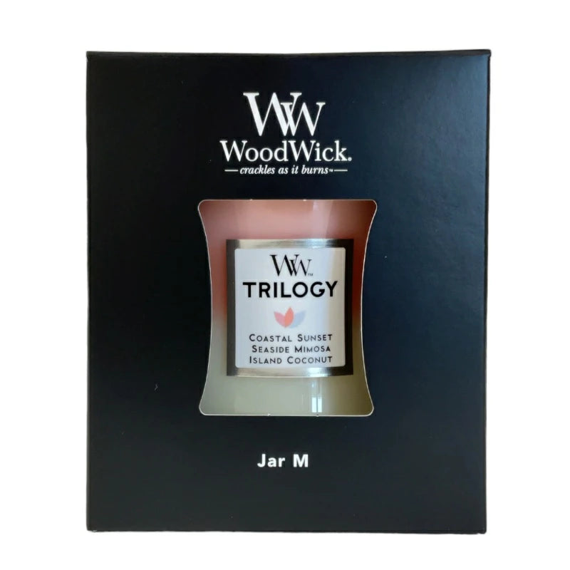 ウッドウィック トリロジー ジャー M アロマキャンドル カメヤマキャンドルハウス